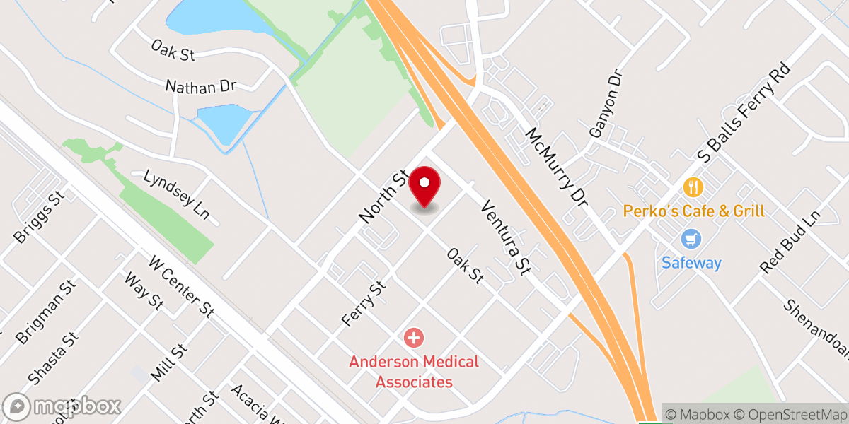Map showing location of Crossroads Church