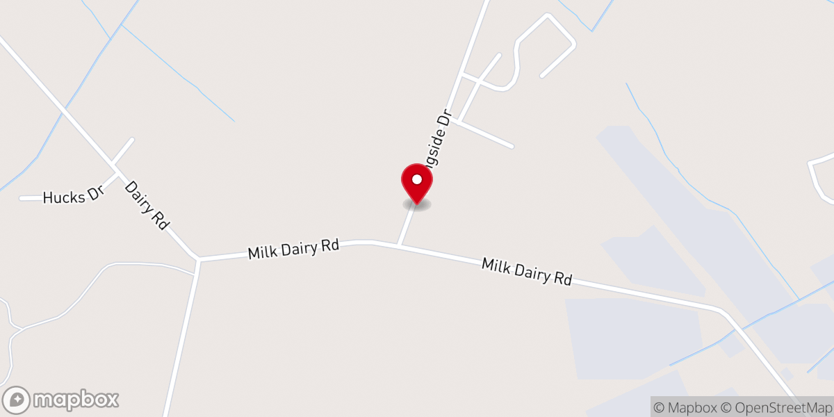 Map showing location of The Olive Branch Church