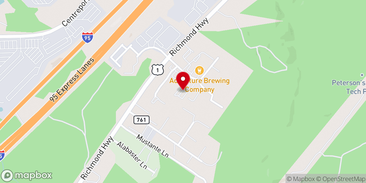 Map showing location of Agape Fellowship Ministries
