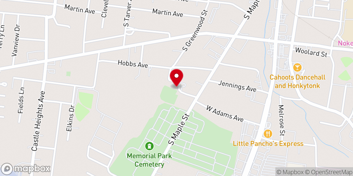 Map showing location of Original Church of God