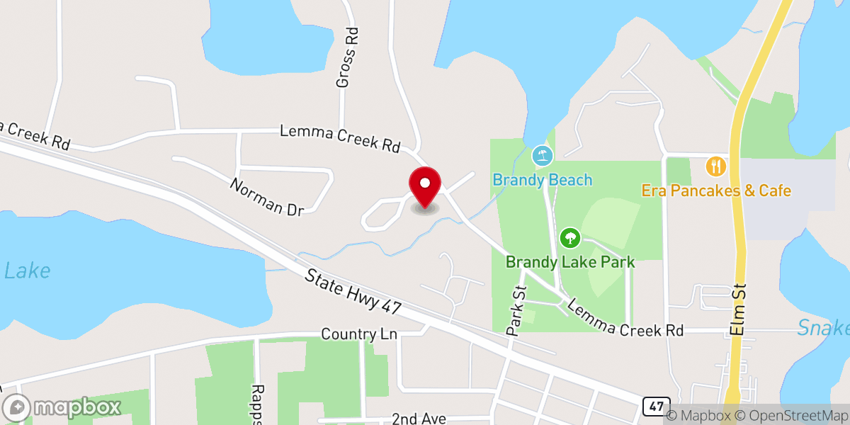 Map showing location of Christian Science Practitioner