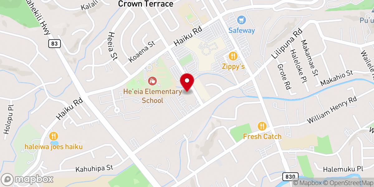 Map showing location of Ekalesia the Foundation of Jesus Christ