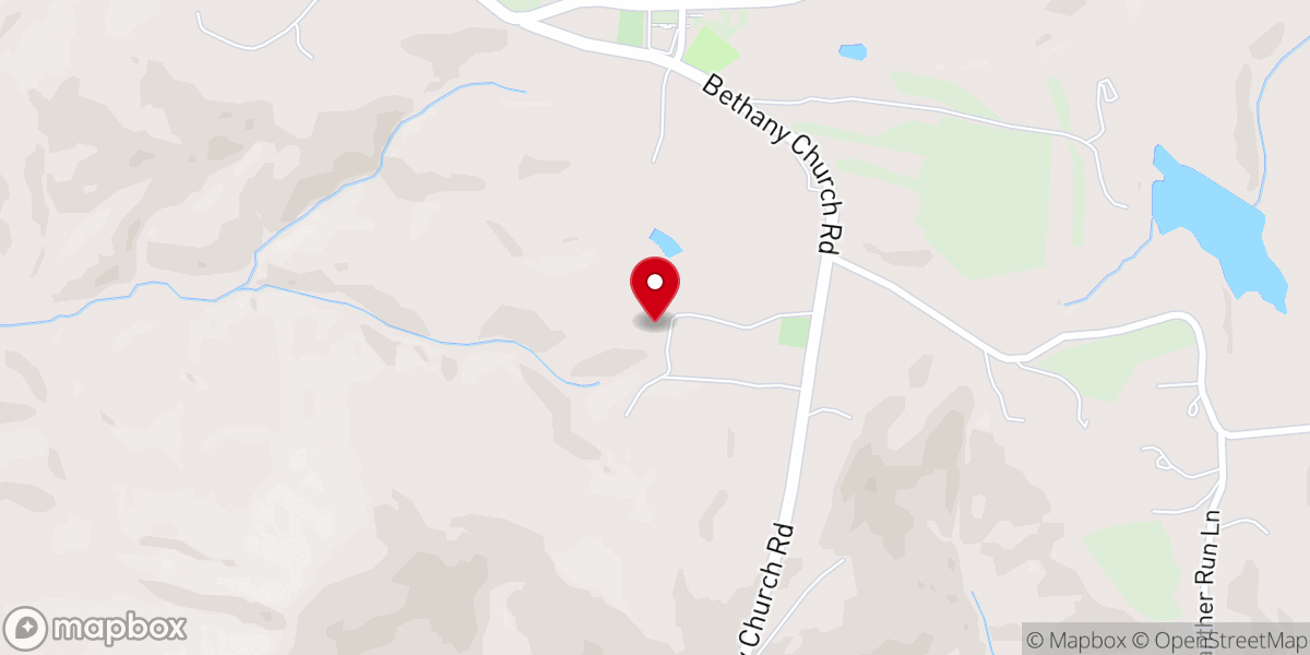 Map showing location of Brushy Mountain Extractions