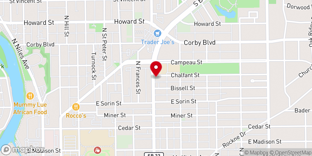 Map showing location of Windmoor Foundation Inc