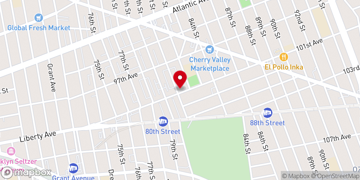 Map showing location of Revivaltime Assembly
