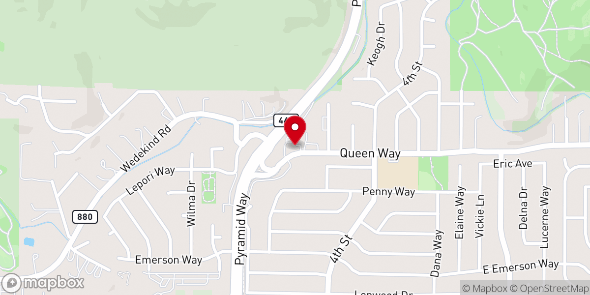 Map showing location of Reno Blessed Church