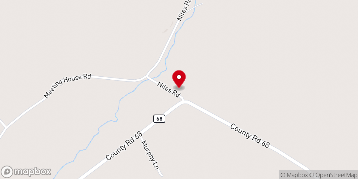 Map showing location of Jermain United Methodist Church