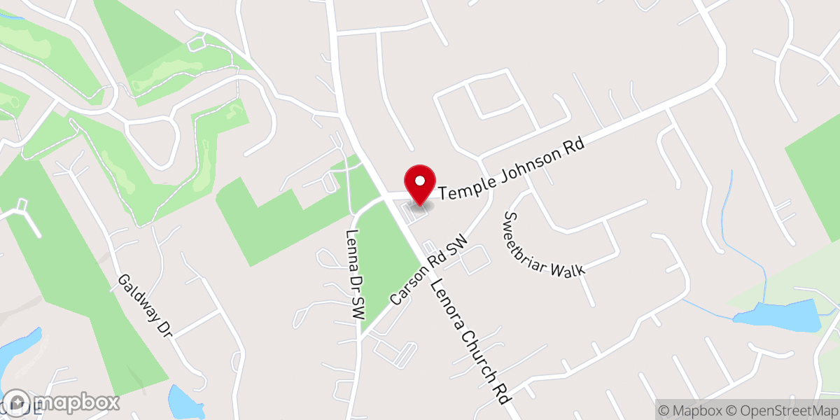 Map showing location of Love Church of Deliverance