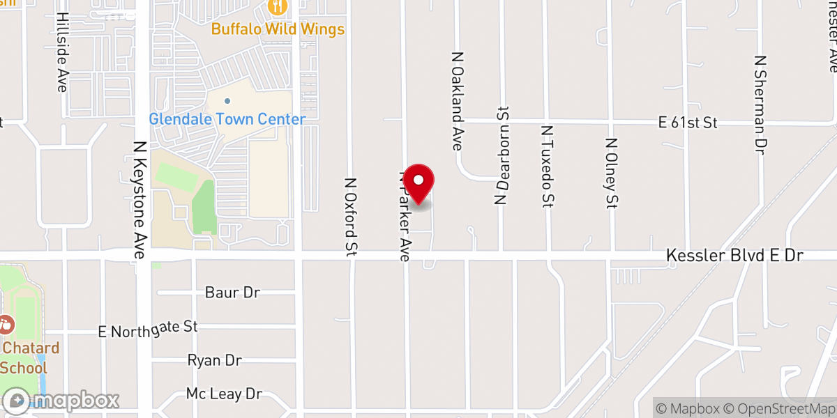 Map showing location of First Society of Friends Church