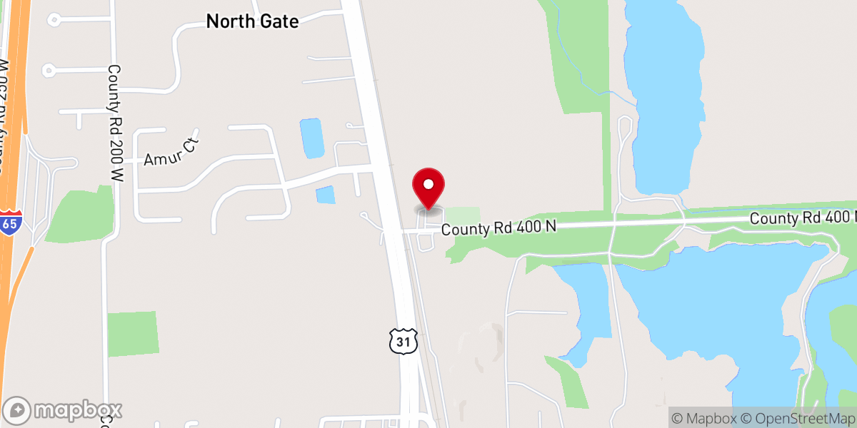Map showing location of New Hope Christian Church of Columbus