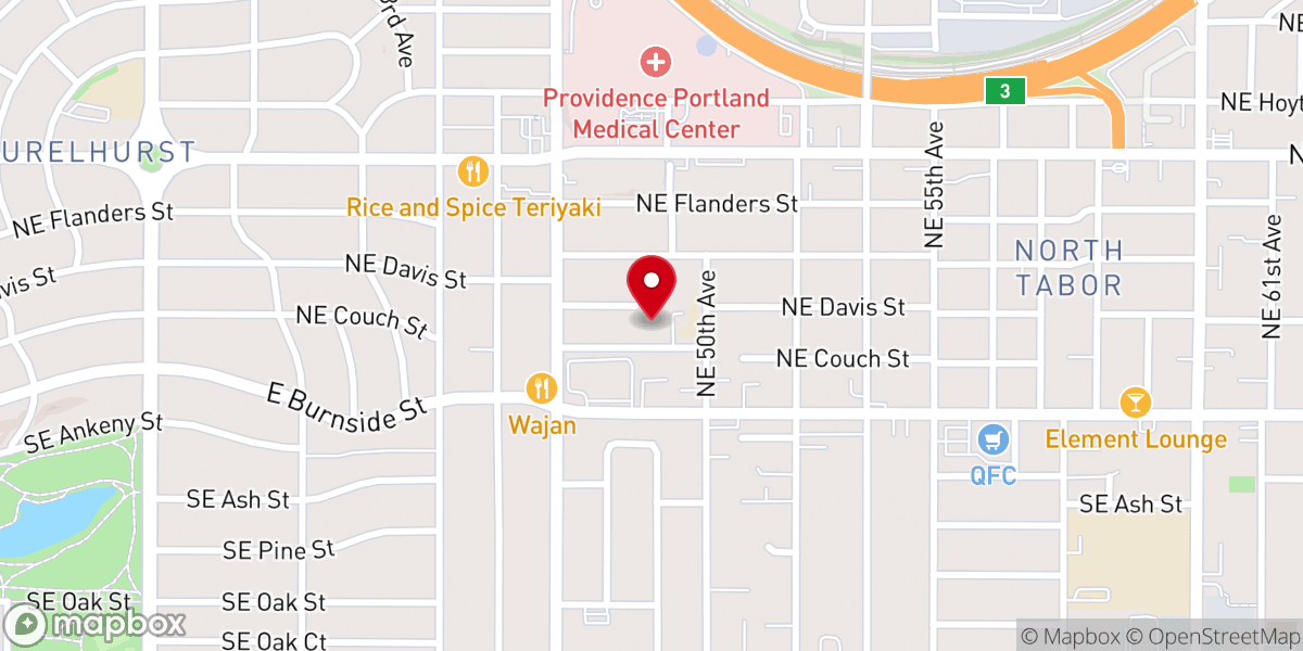 Map showing location of Northwest Voice for Christcommunity Church Inc