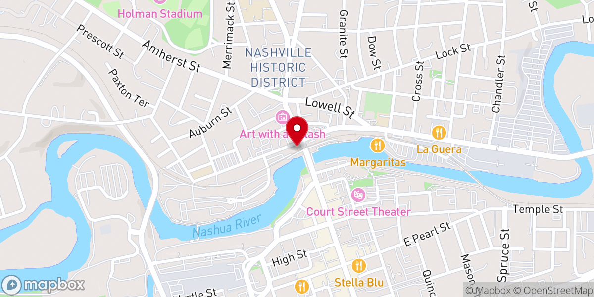 Map showing location of Grace Fellowship of Nashua