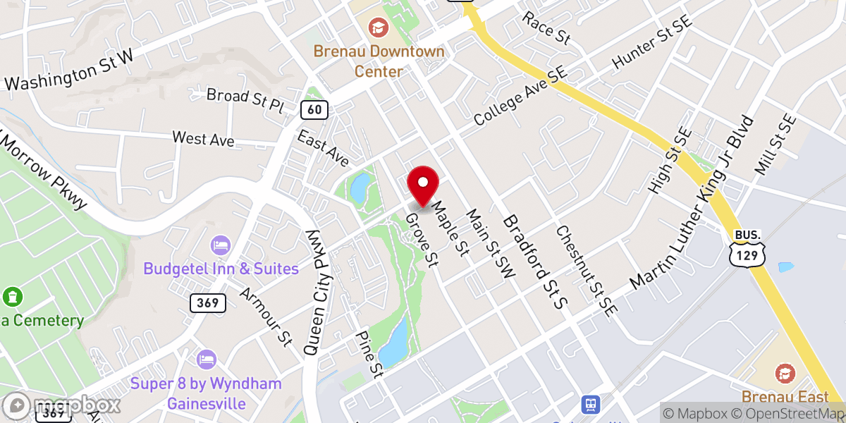 Map showing location of Christ First Church
