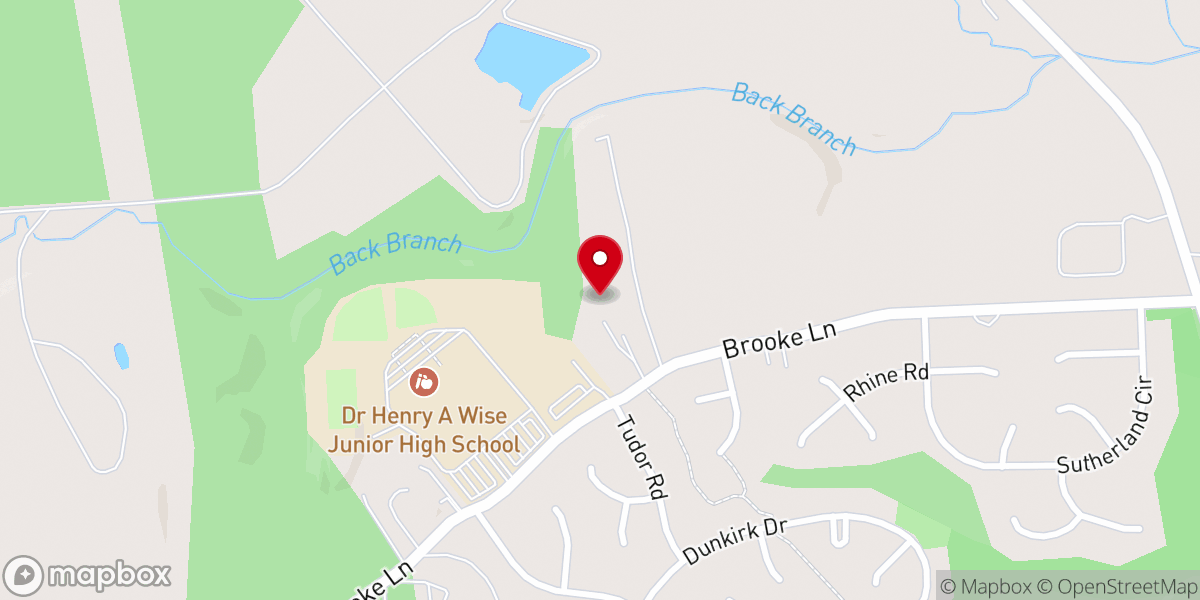 Map showing location of Multicultural Worship Center