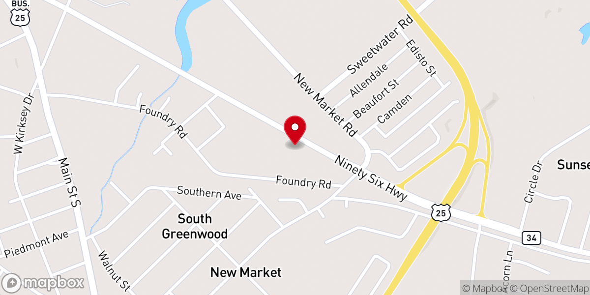 Map showing location of Living Word Tabernacle of Fait