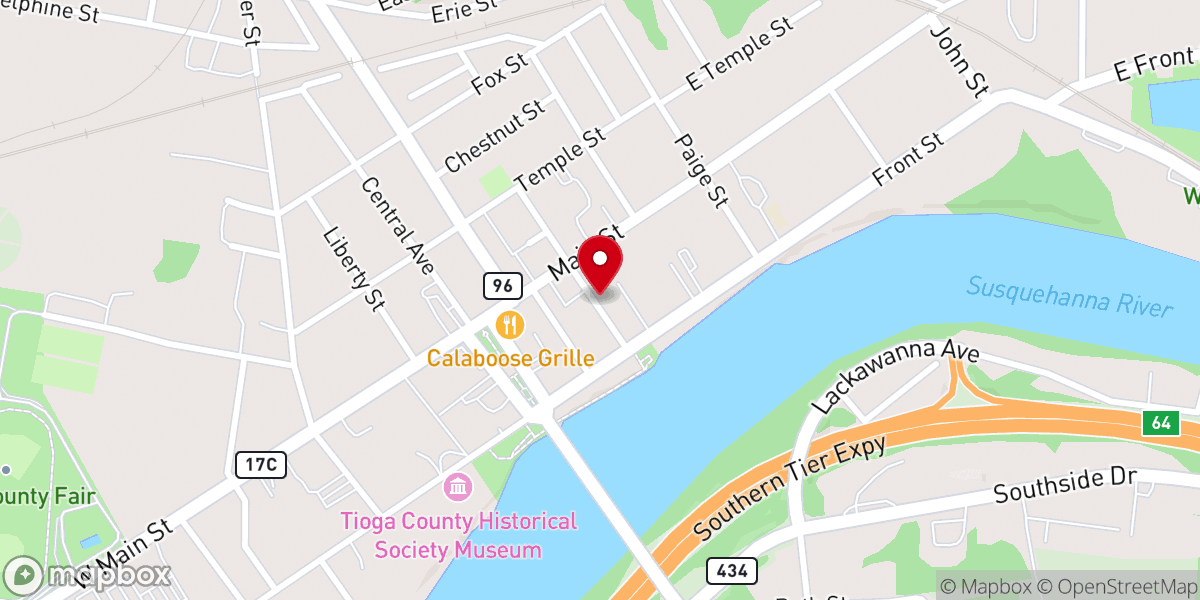 Map showing location of A New Hope Center