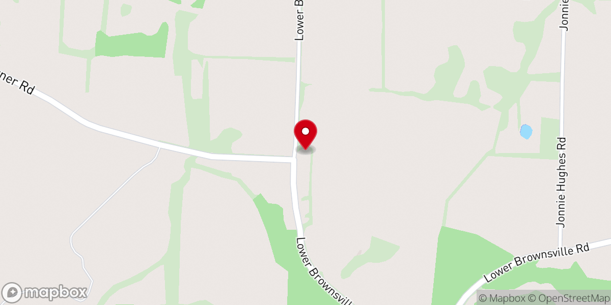 Map showing location of East Haywood Church (historical)