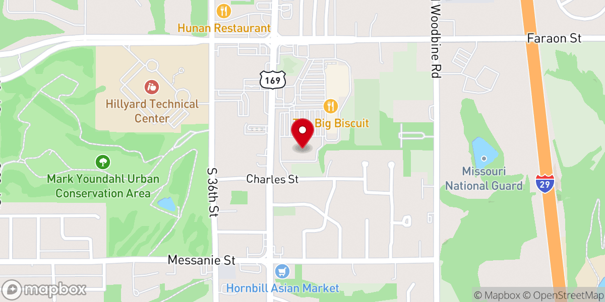 Map showing location of Thrift World