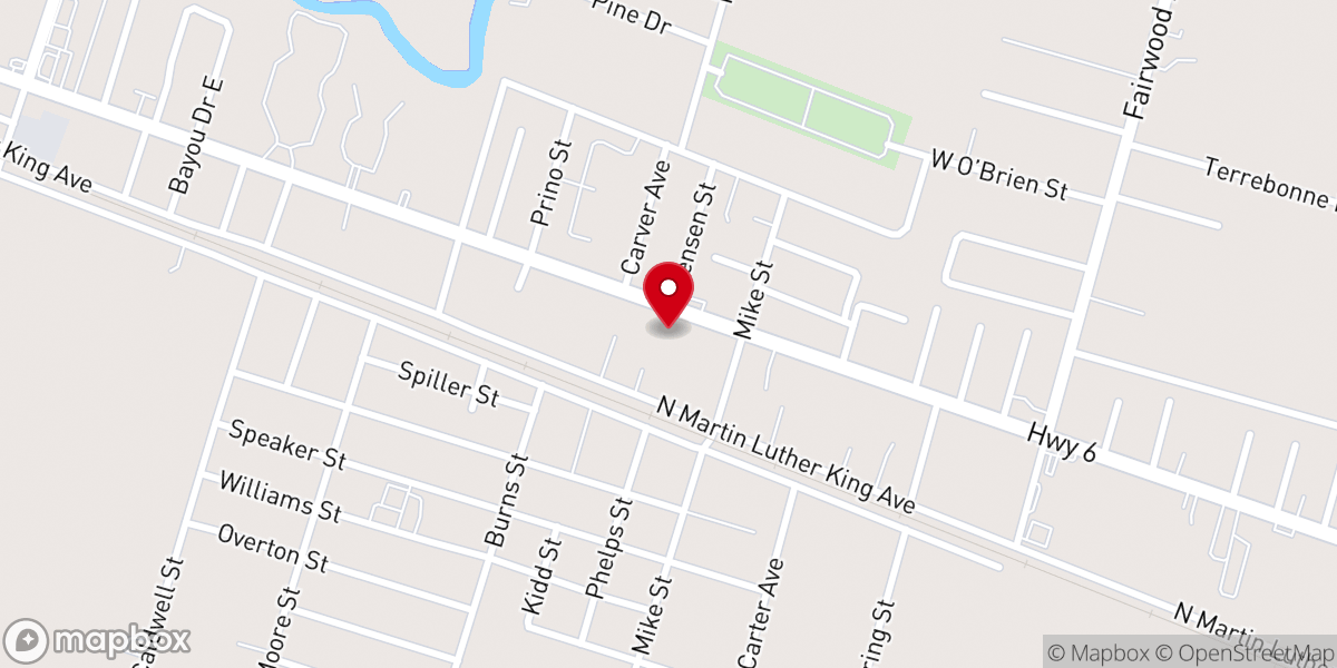 Map showing location of Living Word Community of Faith