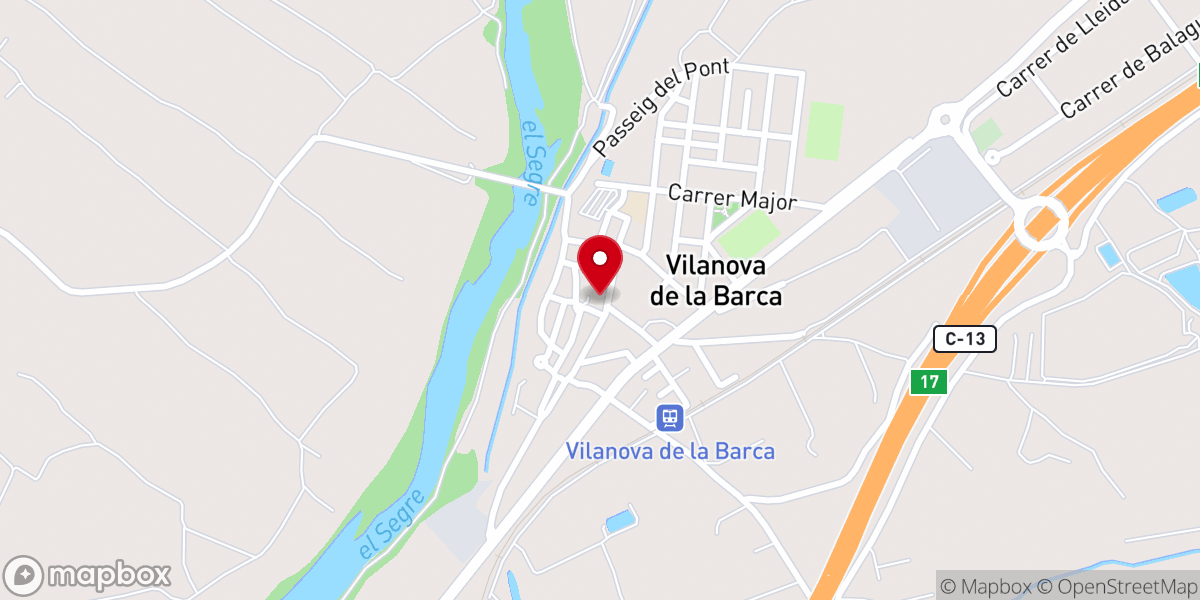Map showing location of Iglesia vieja de Santa María