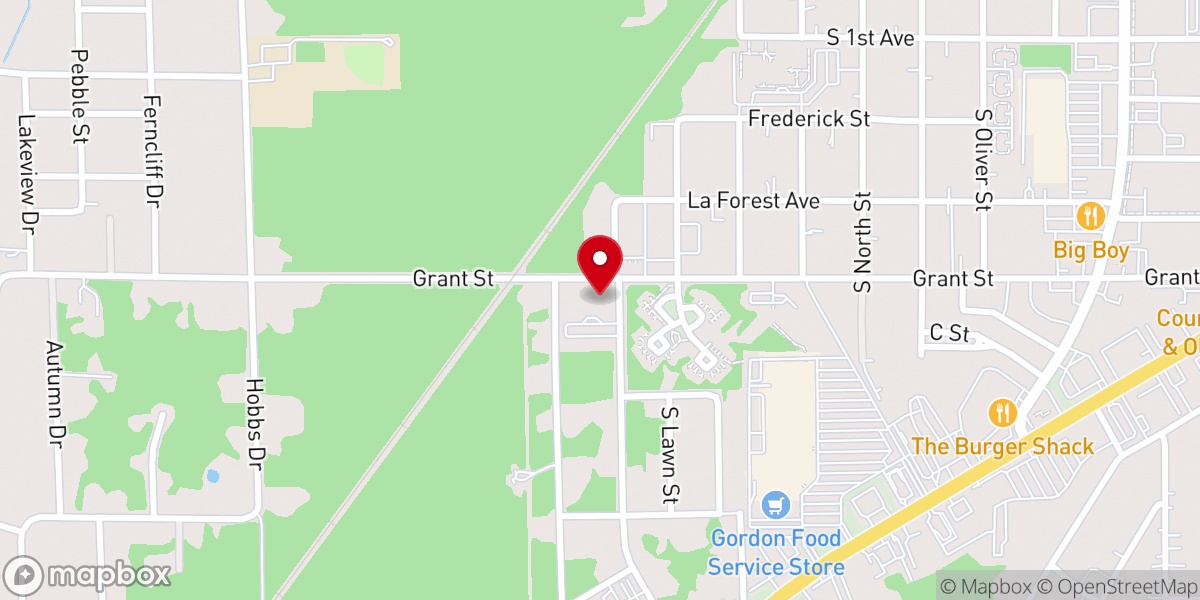 Map showing location of Feeding Kids Ministry