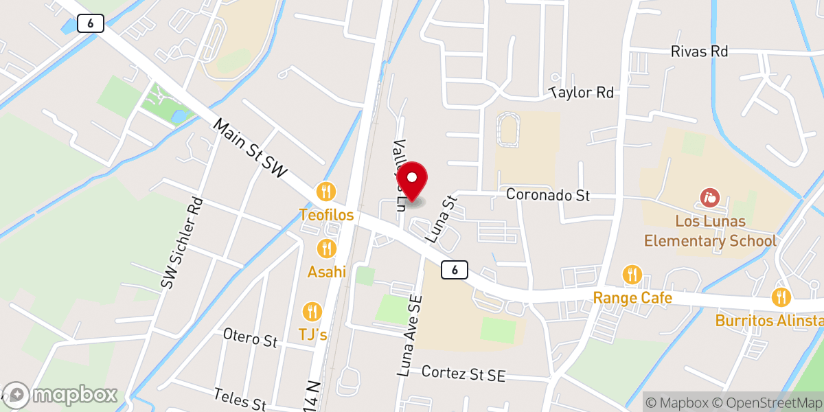 Map showing location of Snake Ranch Farm Stores