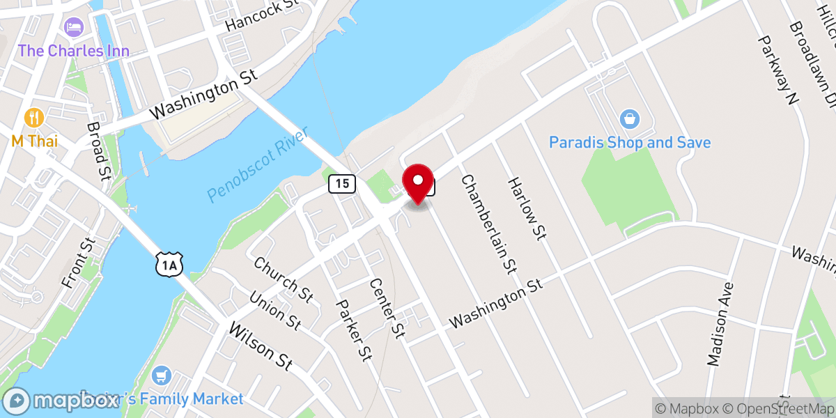 Map showing location of Saint Patricks Episcopal Church