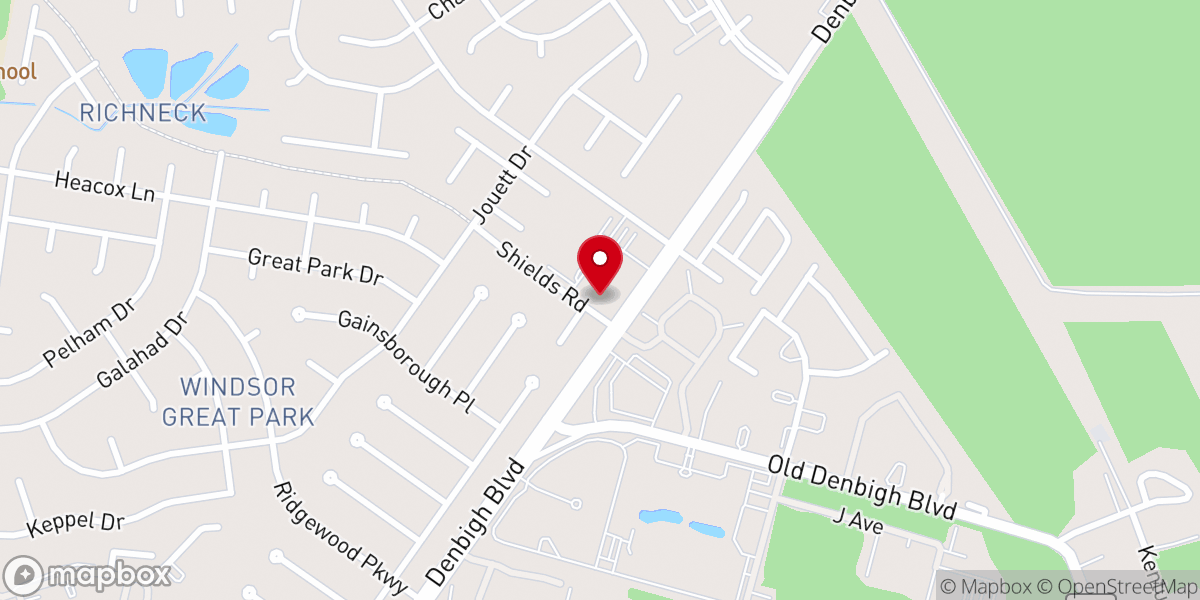 Map showing location of World Outreach Worship Center