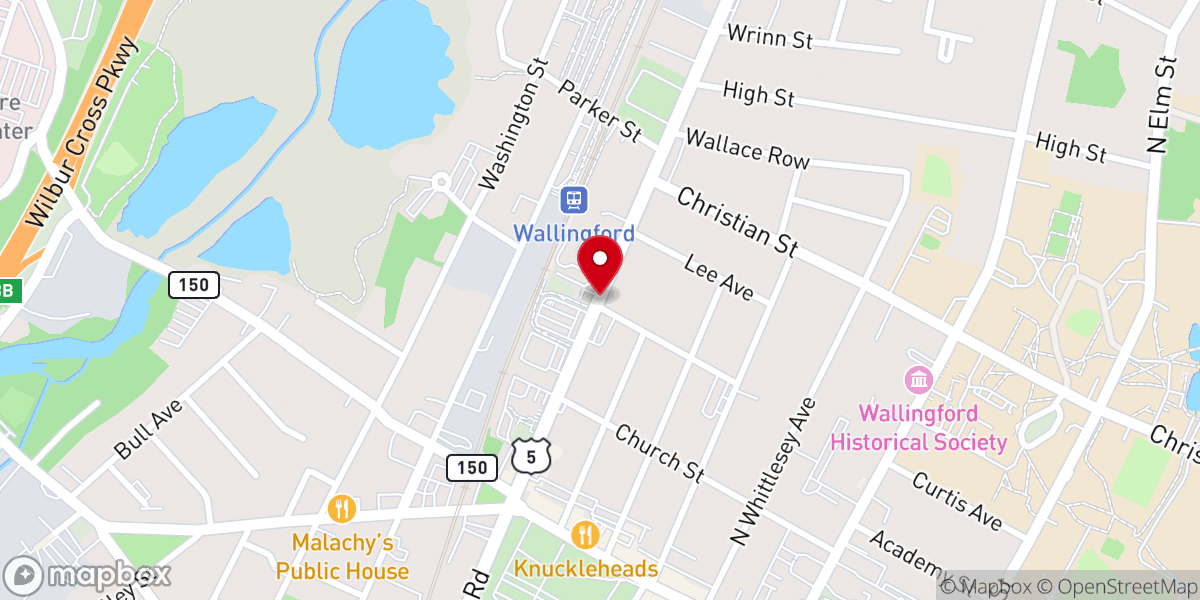 Map showing location of Jesus the Cornerstone Pentecostal Church of Hartford Inc