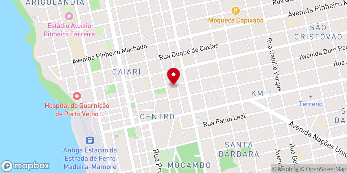 Map showing location of Catolica Artigos