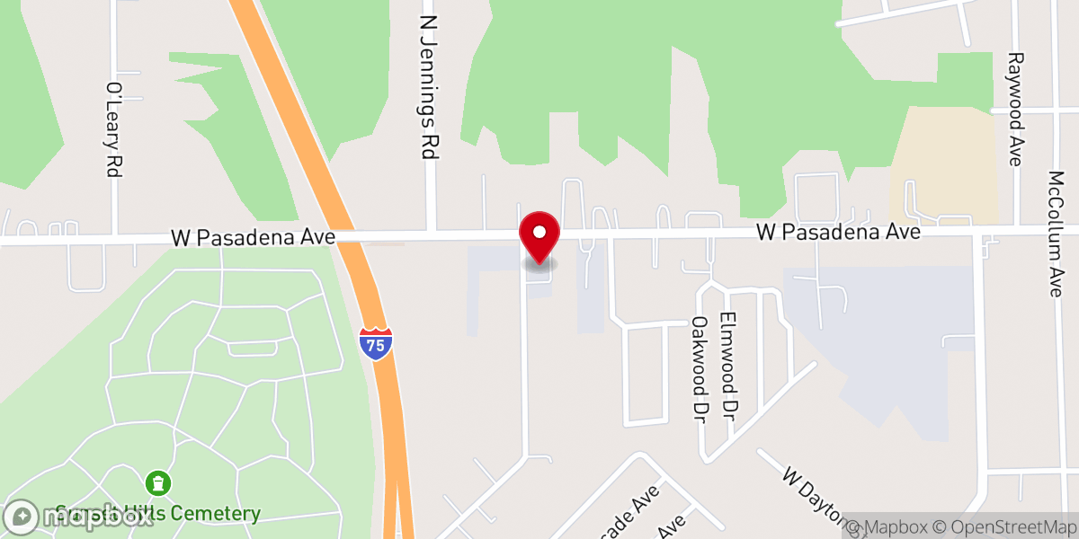 Map showing location of Eternal Life Ministries