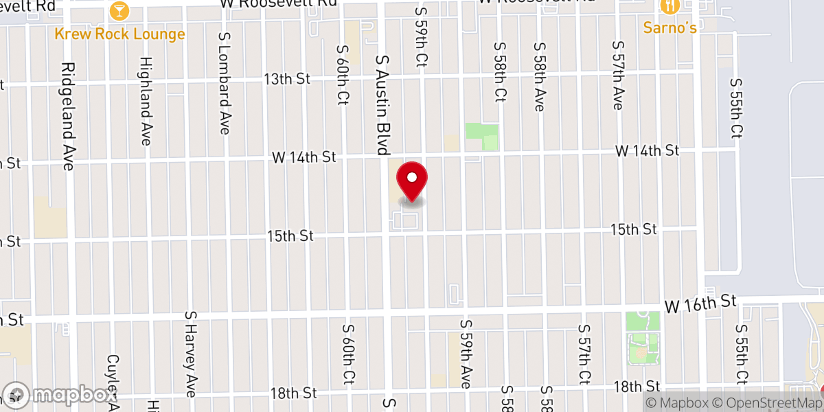 Map showing location of St Frances of Rome Religious Education
