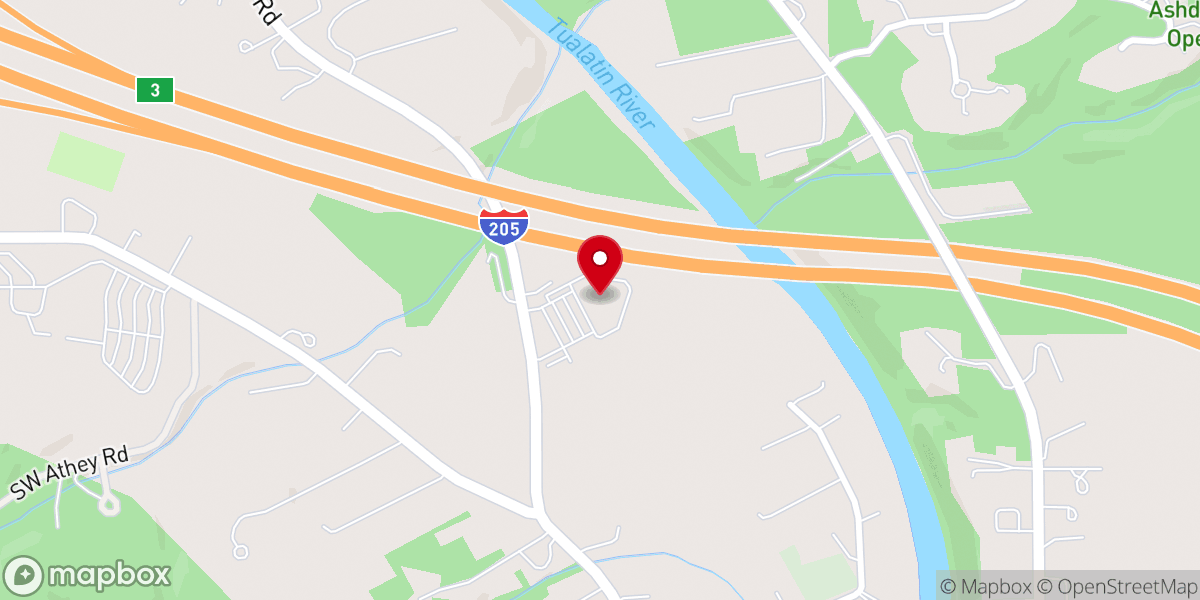 Map showing location of Southlake Foursquare Church