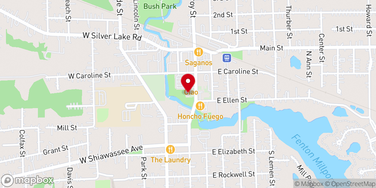 Map showing location of Hyphen Church