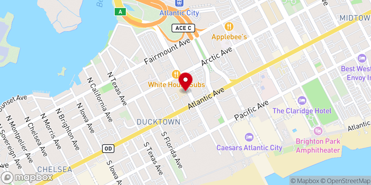 Map showing location of St. Michael Church