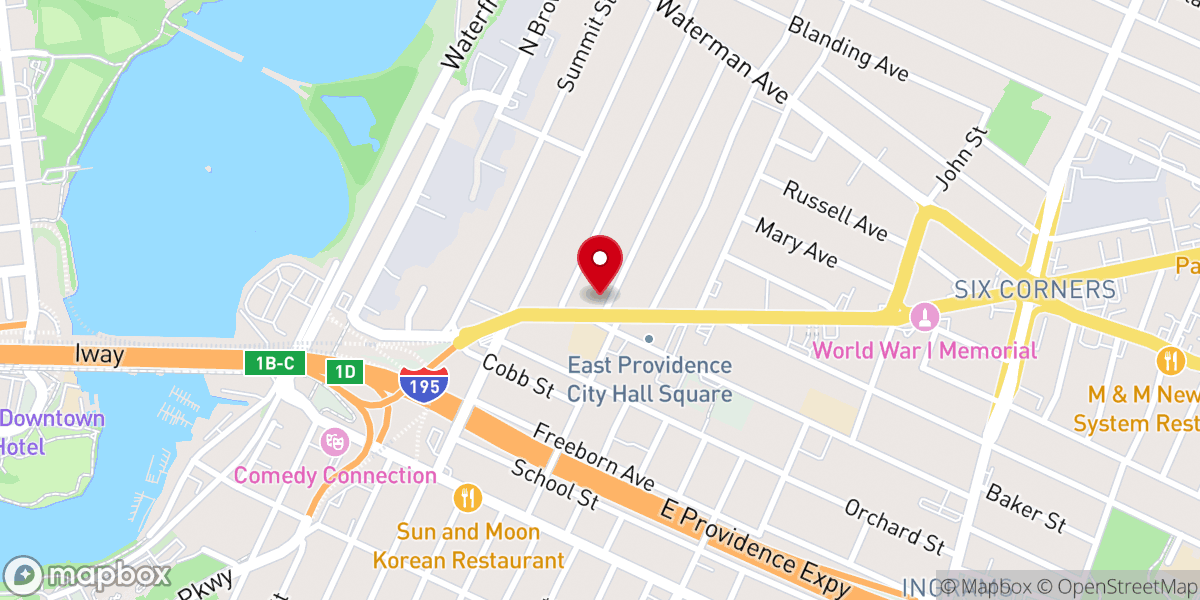 Map showing location of Sacred Heart Catholic Church
