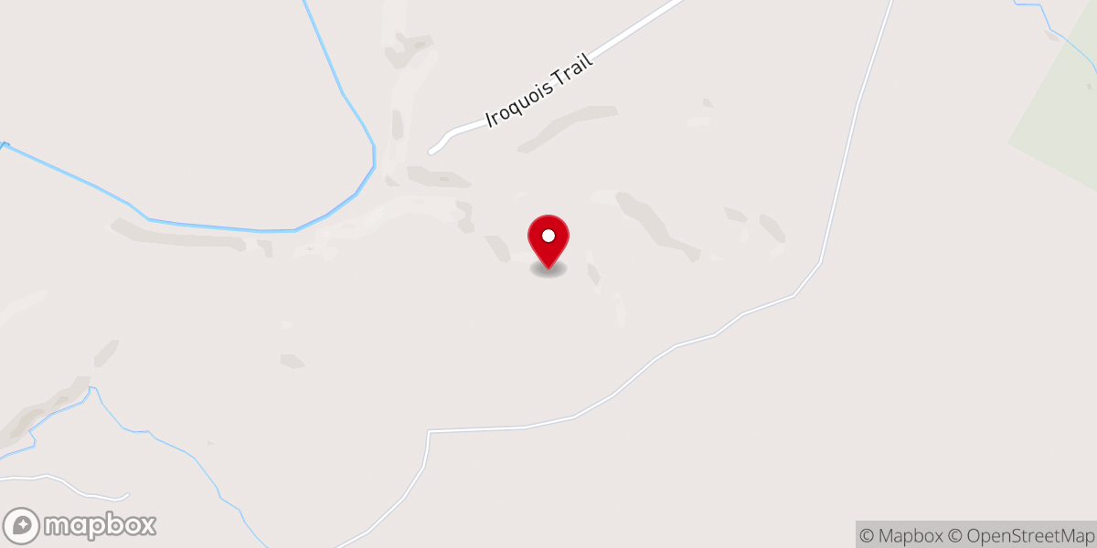 Map showing location of Virginia Fish and Fowl Guide Service
