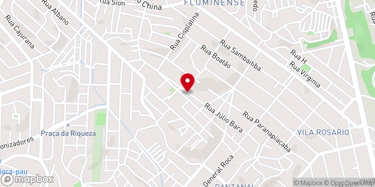 Map showing location of Igreja pentecostal ministério fonte de avivamento