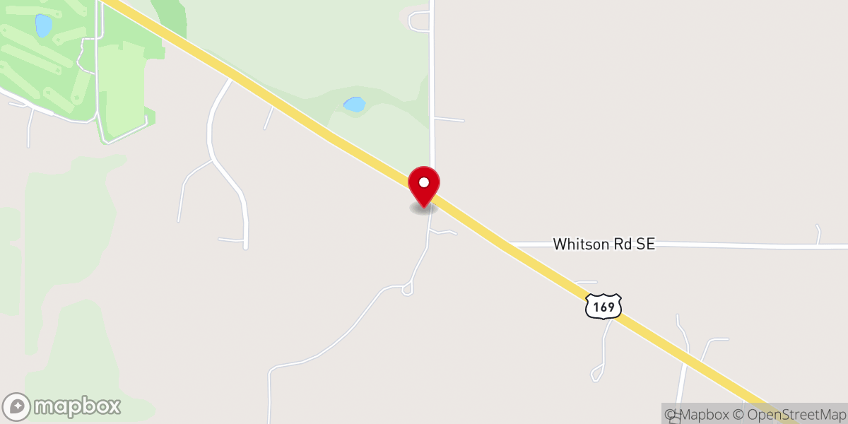 Map showing location of Ebenezer African Methodist Church