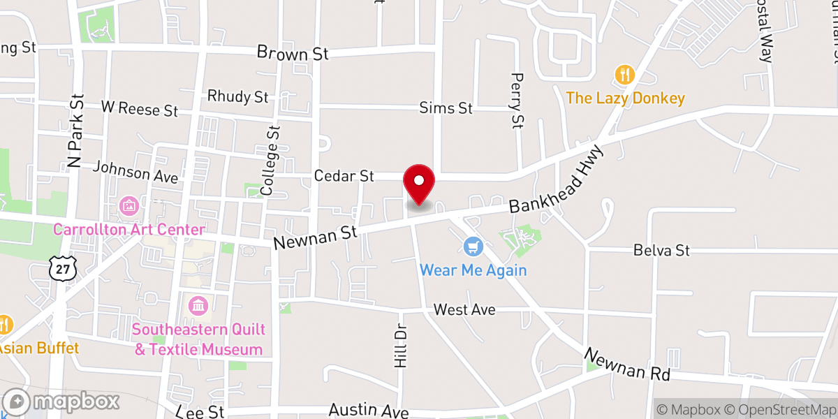 Map showing location of St Margaret's Episcopal Church