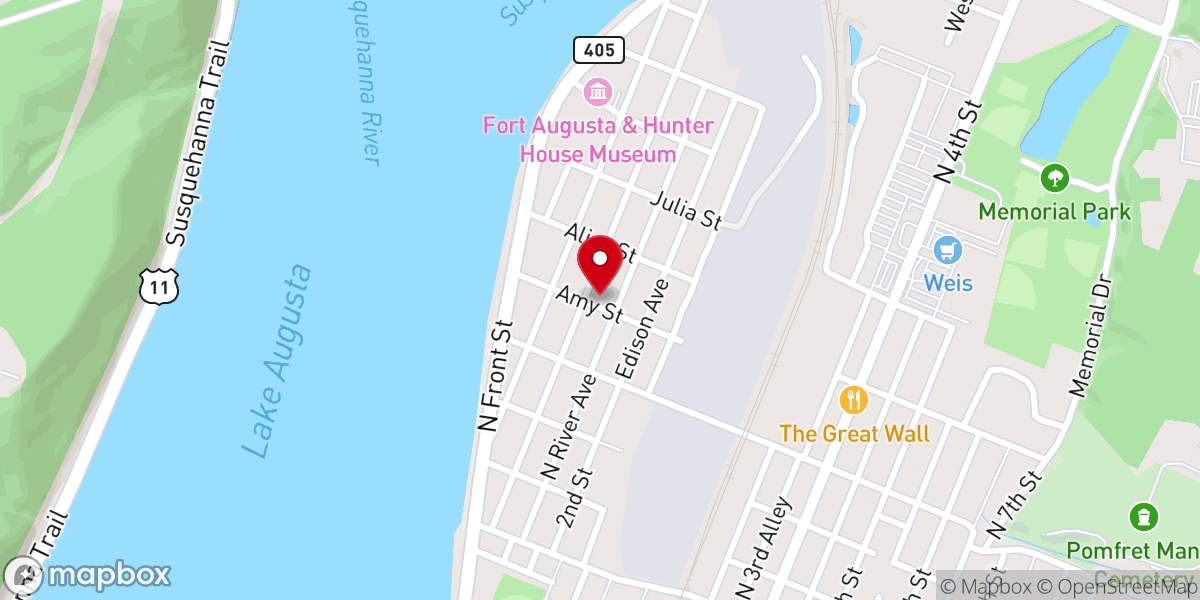 Map showing location of Gods Missionary Church