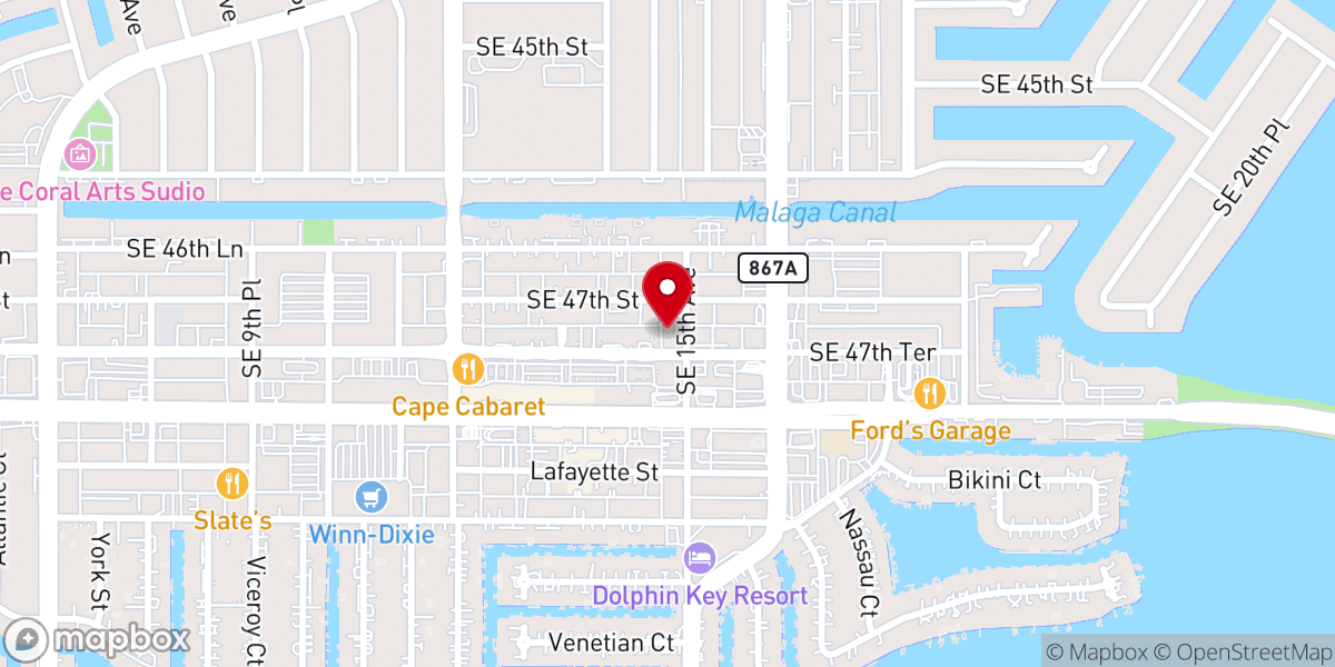 Map showing location of Iglesia Cristiana Asamblea De Dios