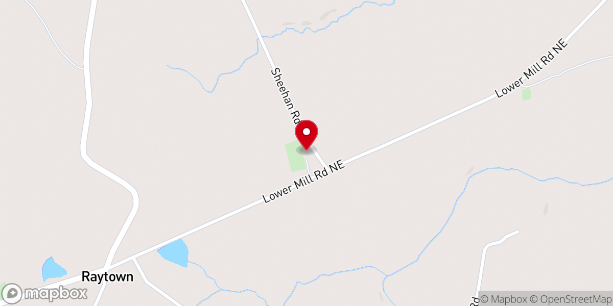Map showing location of Raytown United Methodist Church
