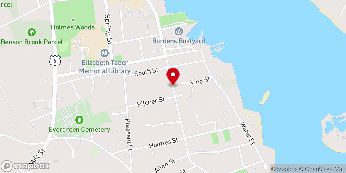 Map showing location of St Rita's Rectory