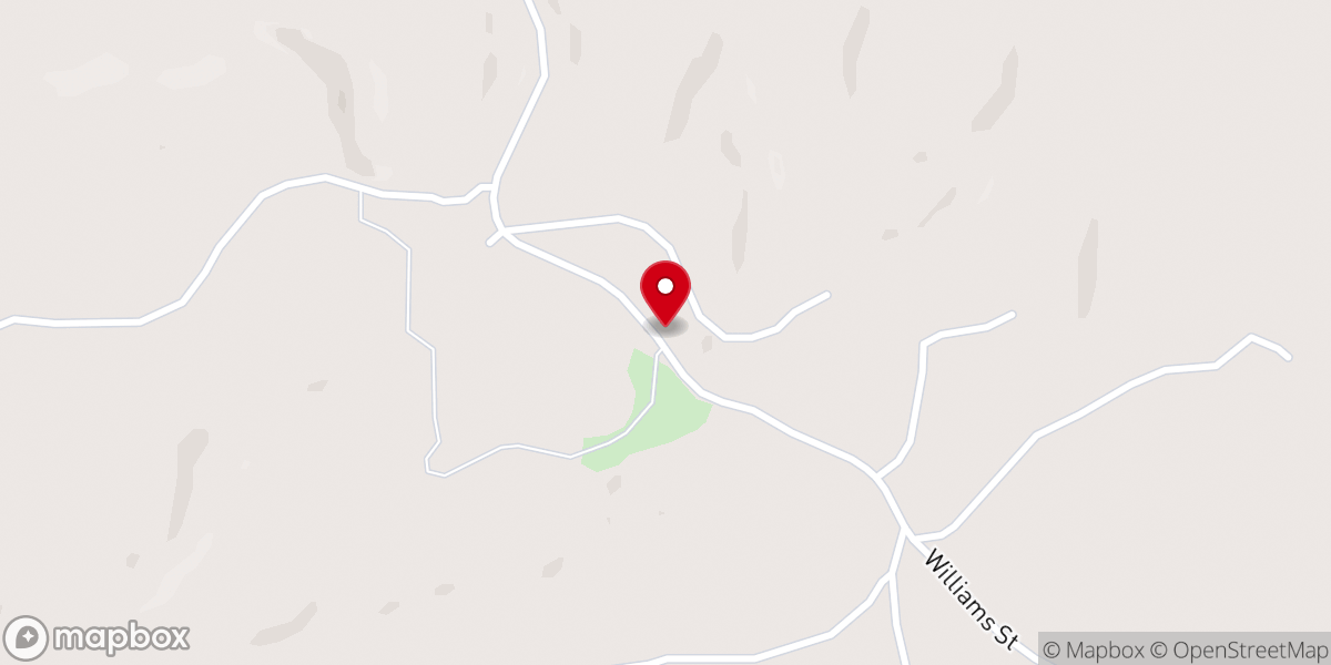 Map showing location of Sparta Church