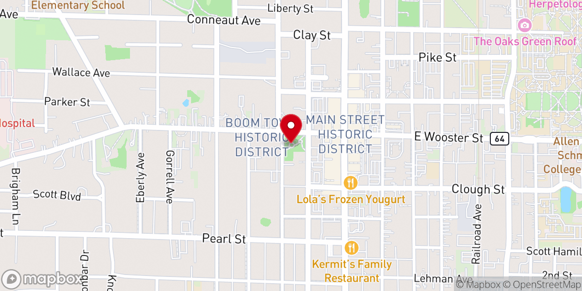 Map showing location of BG Green Space-Gazebo