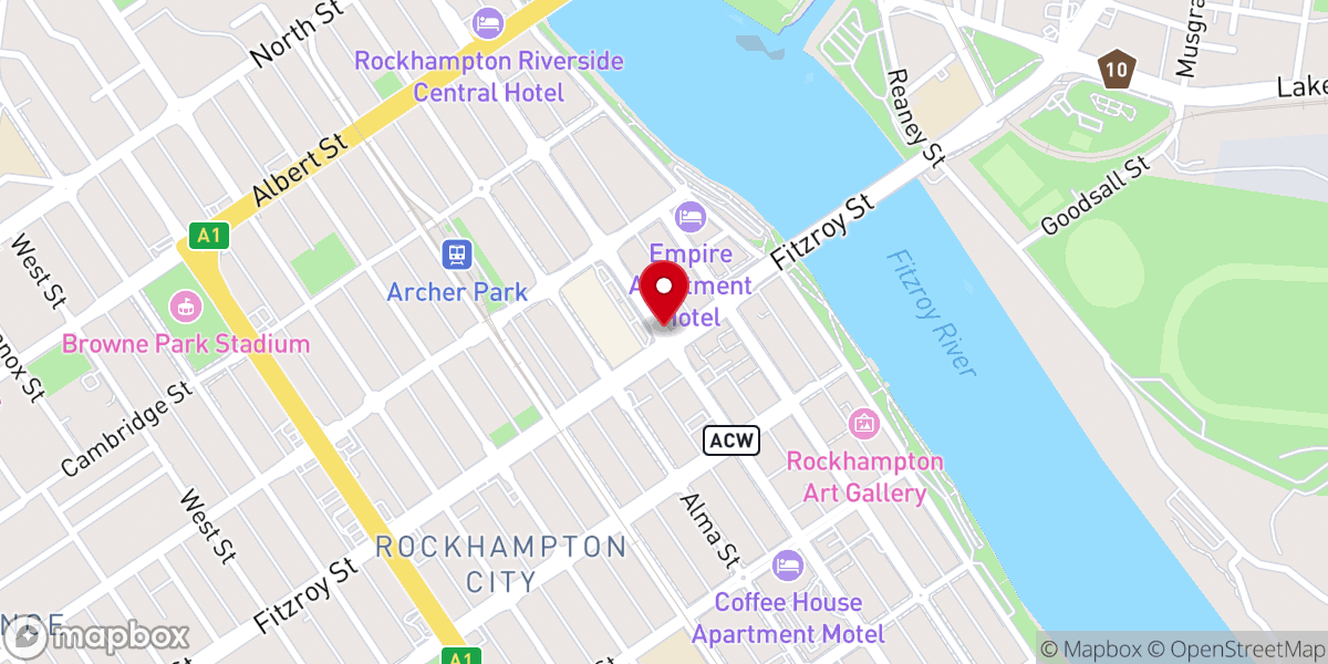 Map showing location of Oasis Church