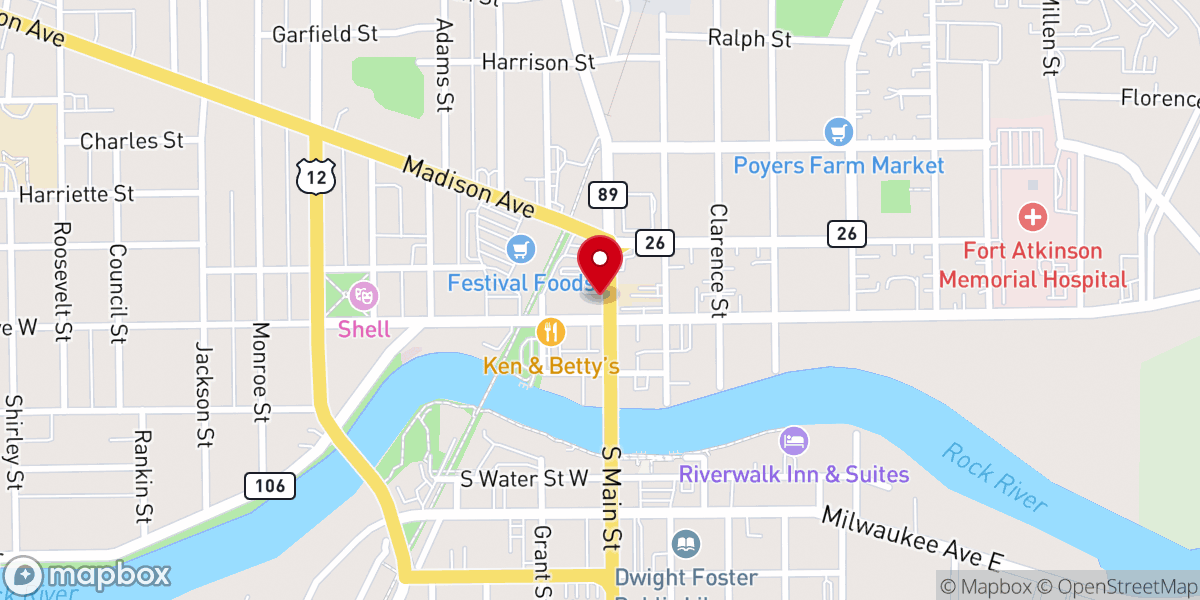 Map showing location of Creamery 201