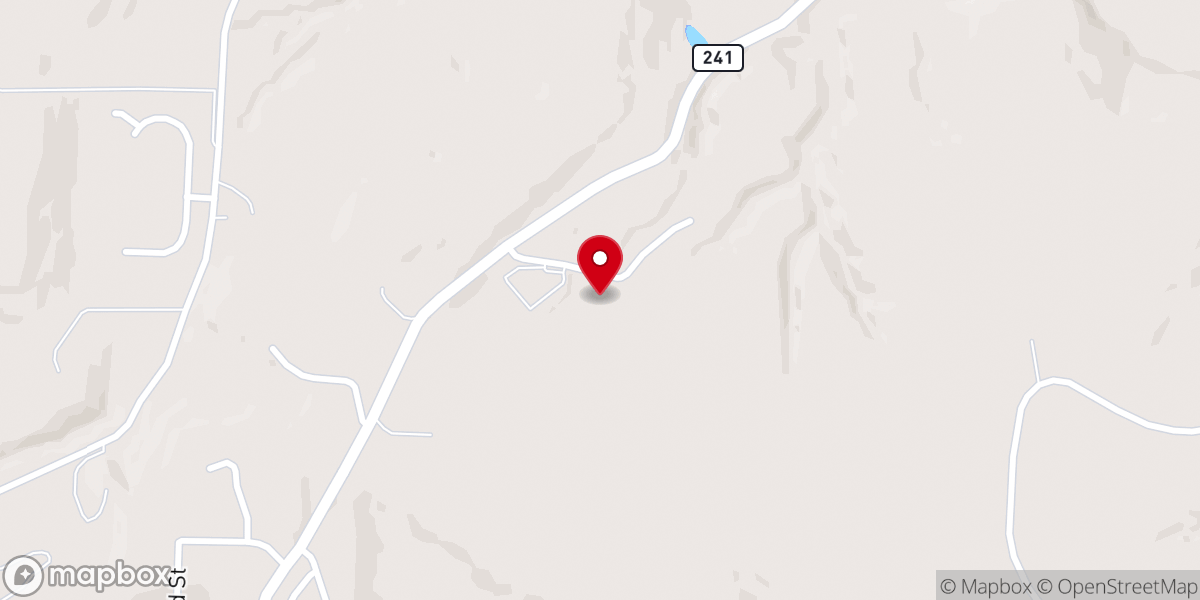 Map showing location of Love Inc of Greater Holmes County