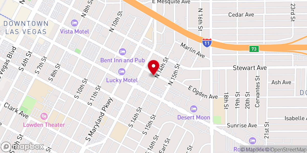 Map showing location of Embajadores de Cristo